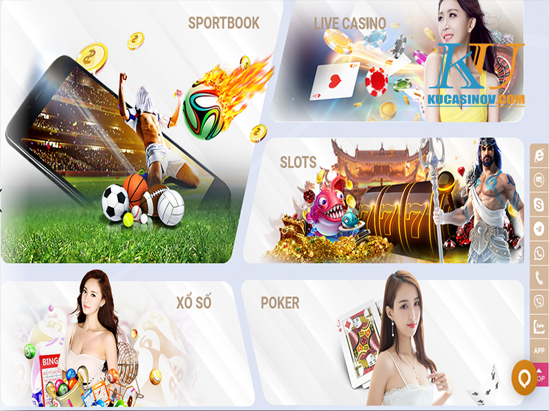 Một vài trò chơi ngay tại nhà cái KU Casino